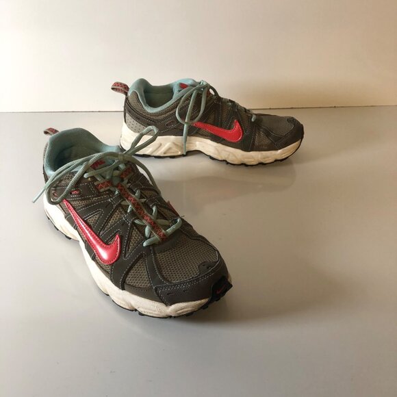 Nike Air Alvord 8 Womens Trail Running Shoes Sz 8.5 Brown Pink Blue Sneakers - Picture 4 of 9